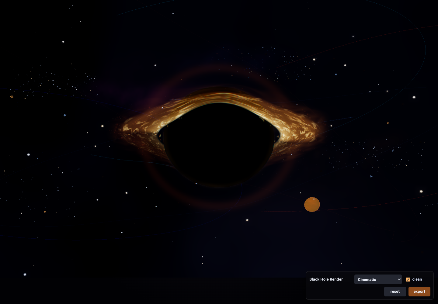 Black Hole Render