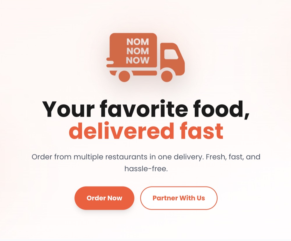 NomNomNow: AWS serverless