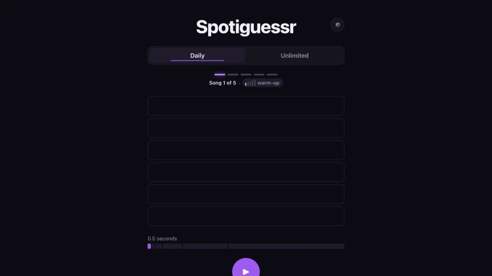 Spotiguessr: a game by Kiril Petrovski